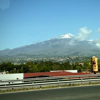 The slopes of Mount Etna